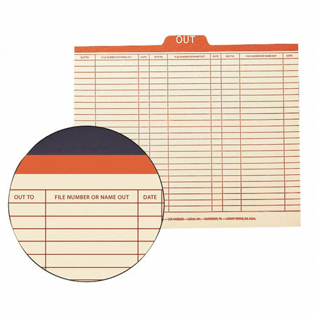 Smead 1/5 Tab Cut Letter Recycled Top Tab File Folder - 8 1/2" x 11" - Center Tab Position - 18 pt. - Manila - Preprinted - 10% Recycled - 100 / Box