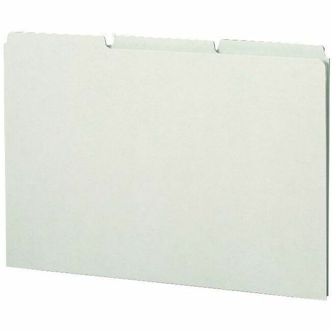 Smead Filing Guides with Blank Tab - Blank Assorted Tab(s) - Legal - Pressboard Tab(s) - 100% Recycled - 50 / Box