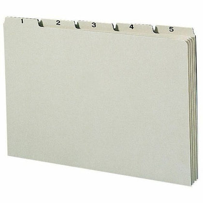 Smead 100% Recycled Filing Guides with Daily Indexing - Printed Assorted Tab(s) - Month - Jan-Dec - 31 Tab(s)/Set - Legal - Gray Pressboard, Green Tab(s) - 100% Recycled - 31 / Set