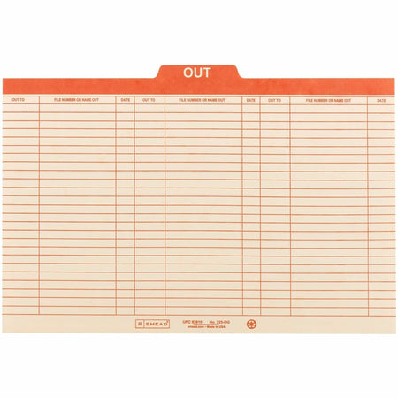 Smead 1/5 Tab Cut Legal Recycled Top Tab File Folder - 8 1/2" x 14" - 1" Expansion - Top Tab Location - Center Tab Position - 18 pt. - Manila - Preprinted - 10% Recycled - 100 / Box