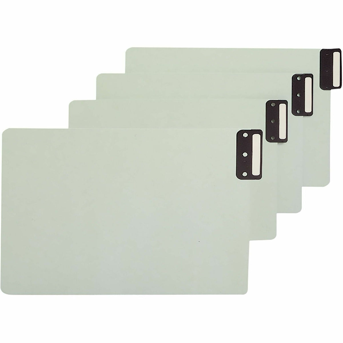 Smead 100% Recycled Filing Guides with Vertical Extra-Wide Blank Tab - Blank Tab(s) - 0.50" Tab Width - Legal - 100% Recycled - 50 / Box
