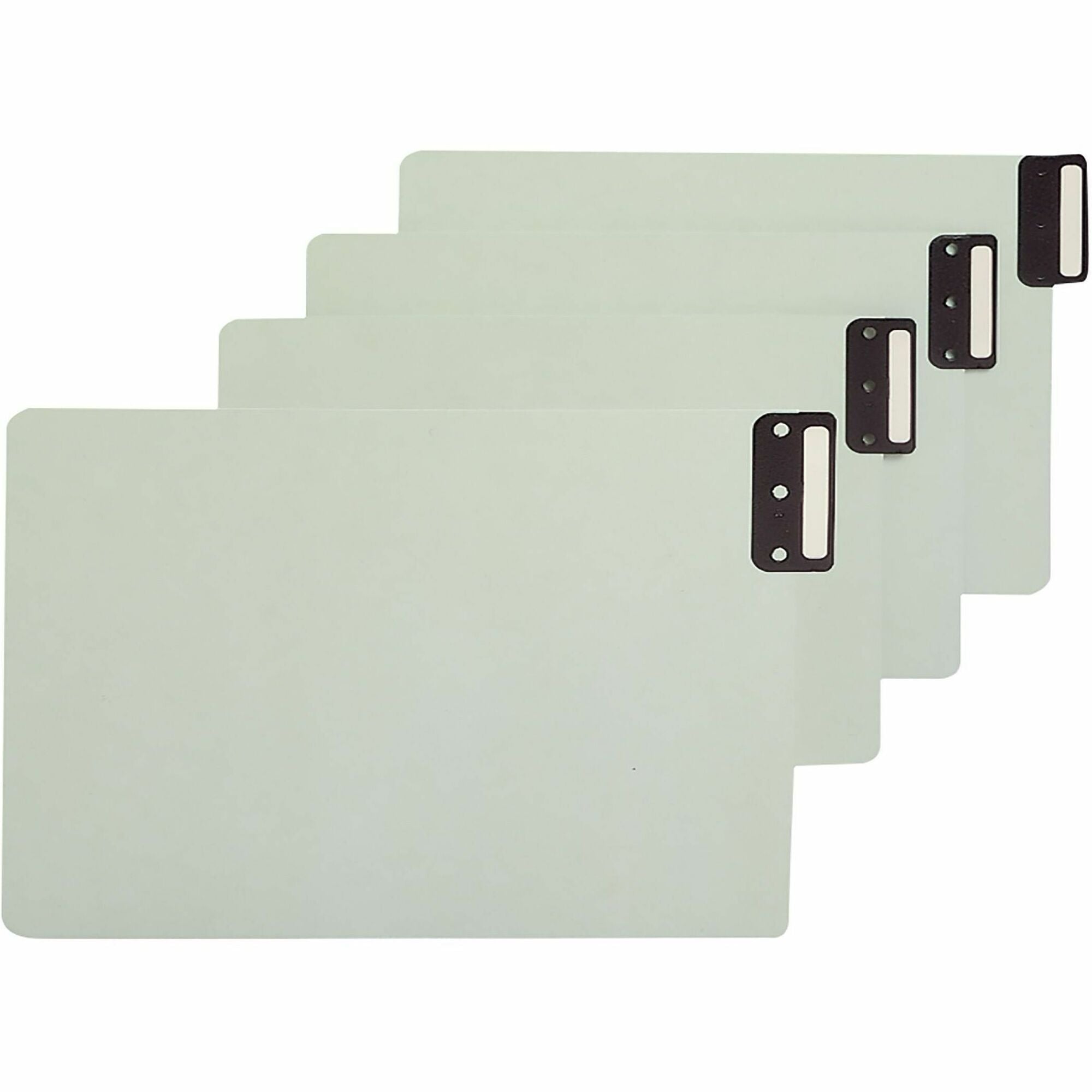 Smead 100% Recycled Filing Guides with Vertical Extra-Wide Blank Tab - Blank Tab(s) - 0.50" Tab Width - Legal - 100% Recycled - 50 / Box