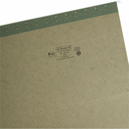 Smead 1/3 Tab Cut Legal Recycled Hanging Folder - Right