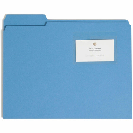 Smead Self-Adhesive Pockets - 3" Length - Clear - Poly - 100 / Box