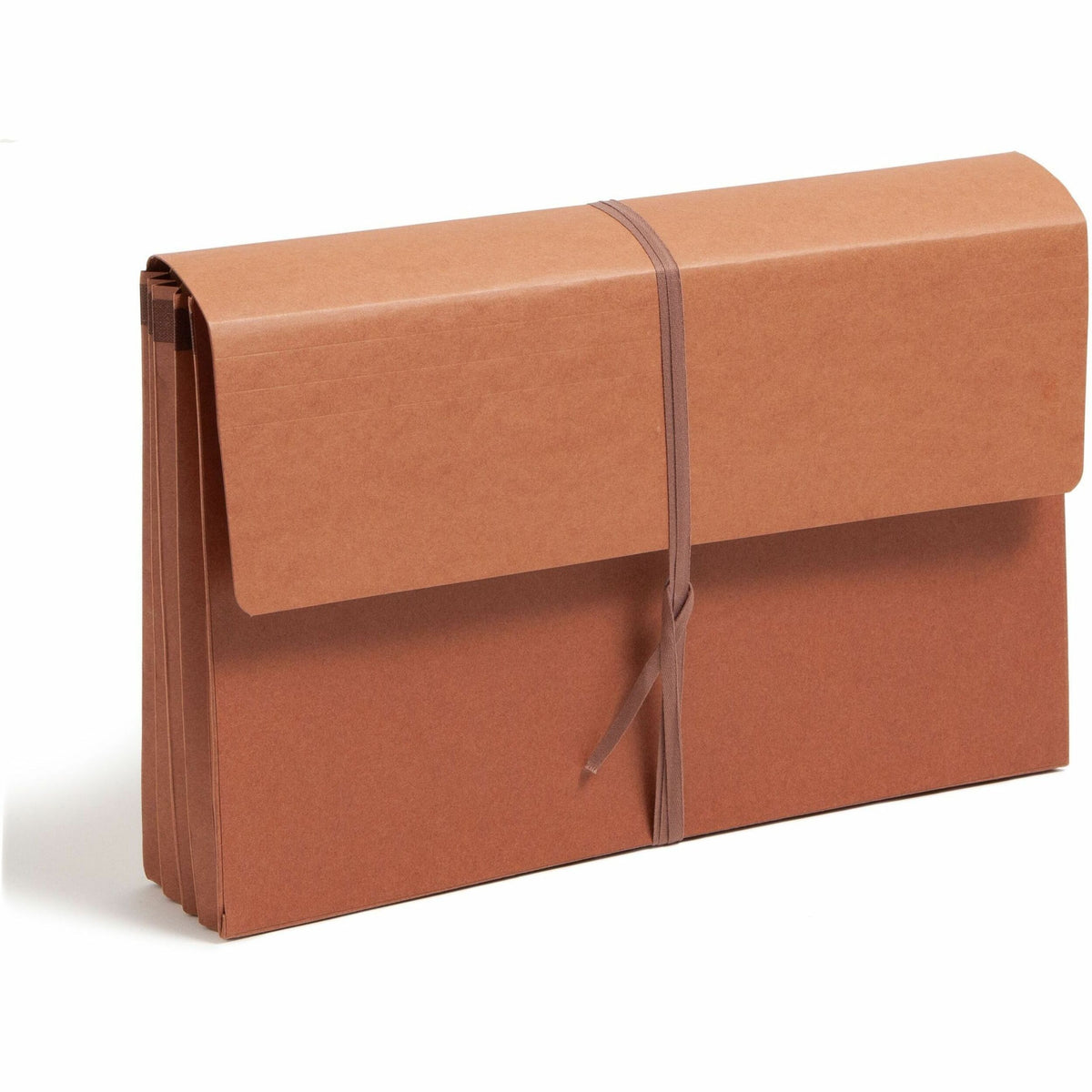 Smead Legal Recycled File Wallet - 8 1/2" x 14" - Capacity3 1/2" Expansion - Redrope - 30% Recycled - 1 Each