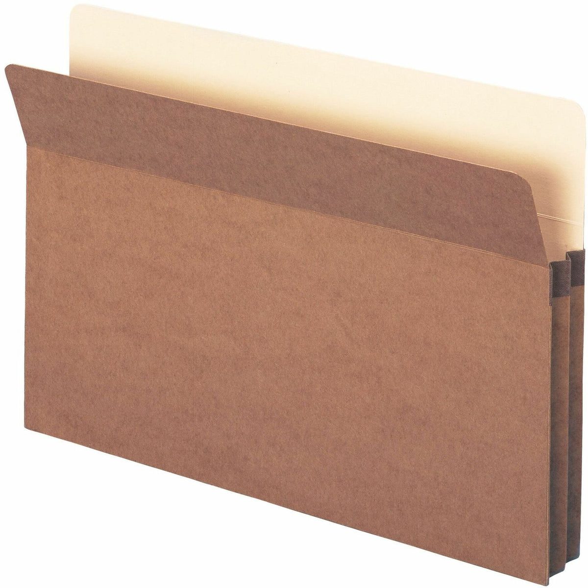Smead Straight Tab Cut Legal Recycled File Pocket - 8 1/2" x 14" - 1 3/4" Expansion - Top Tab Location - 12.5 pt. - Redrope - Tear Resistant, Rounded Corner, Reinforced Gusset - 30% Recycled - 25 / Box