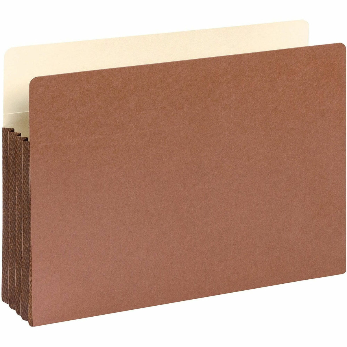 Smead Straight Tab Cut Legal Recycled File Pocket - 8 1/2" x 14" - 3 1/2" Expansion - Top Tab Location - 12.5 pt. - Redrope - Tear Resistant, Rounded Corner, Reinforced Gusset - 30% Recycled - 10 / Box
