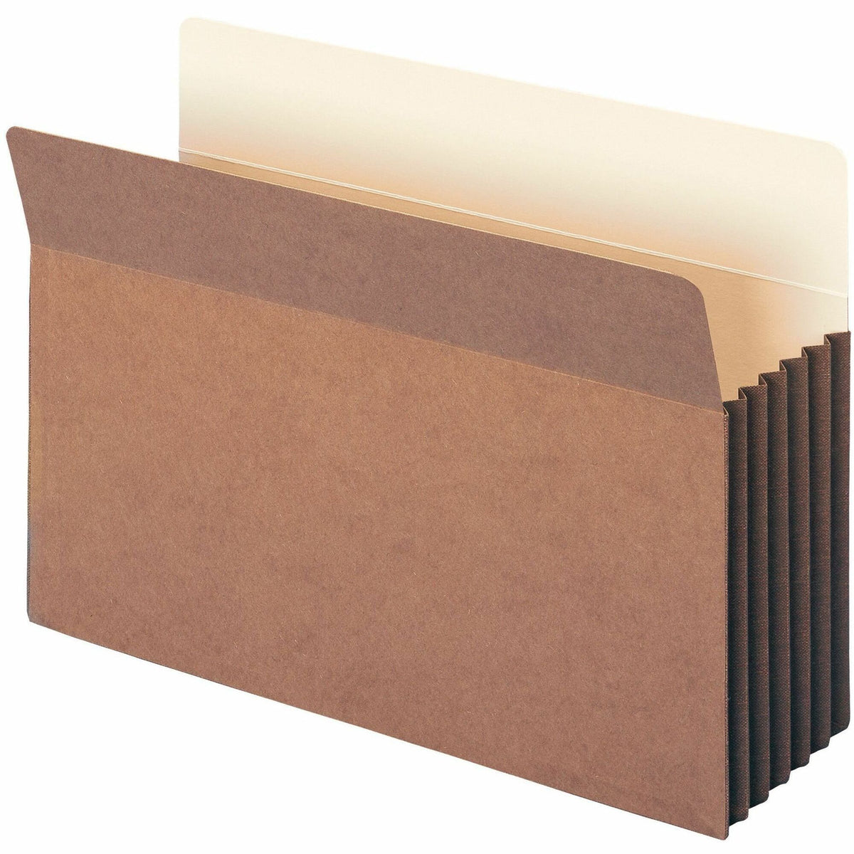 Smead Straight Tab Cut Legal Recycled File Pocket - 8 1/2" x 14" - 5 1/4" Expansion - Top Tab Location - 12.5 pt. - Redrope - Tear Resistant Gusset - 30% Recycled - 10 / Box