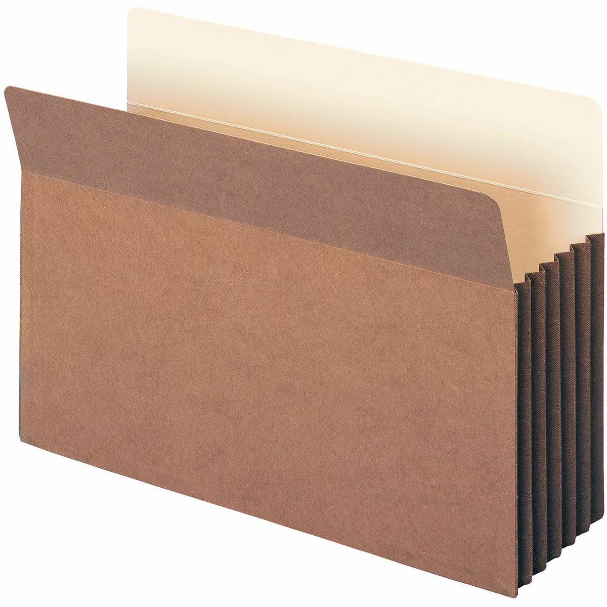 Smead TUFF Straight Tab Cut Legal Recycled File Pocket - 8 1/2" x 14" - 5 1/4" Expansion - Redrope - Reinforced, Heavyweight Cover, Tear Resistant - 30% Recycled - 10 / Box