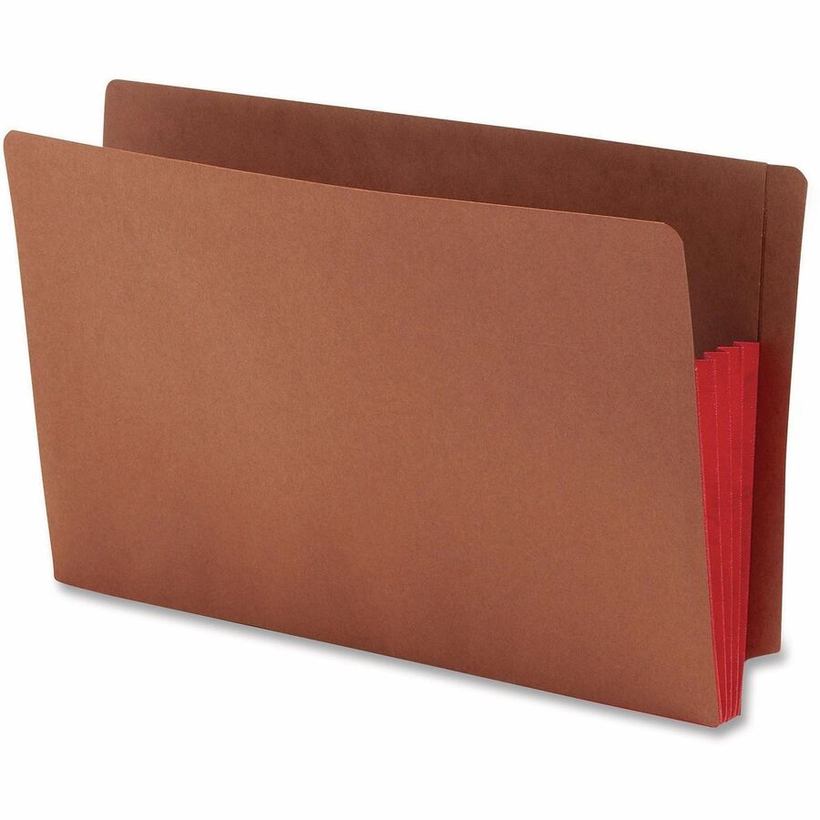 Smead TUFF Pocket Straight Tab Cut Legal Recycled File Pocket - Right