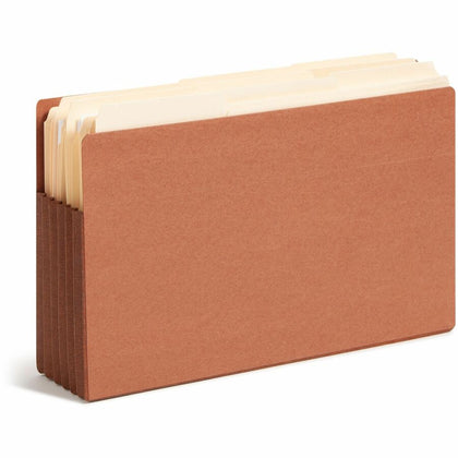 Smead TUFF Legal File Pocket: Redrope, 5 1/4" Expansion, Reinforced Tab