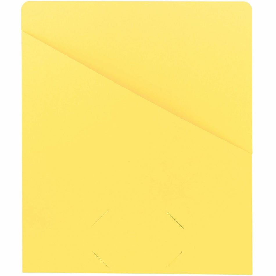 Smead Letter Recycled File Jacket - 8 1/2" x 11" - 11 pt. - Yellow - 10% Recycled - 25 / Pack