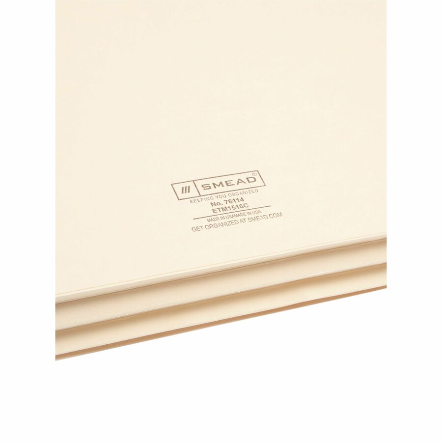 Smead Straight Tab Cut Legal Recycled File Pocket - Alternate-Image4