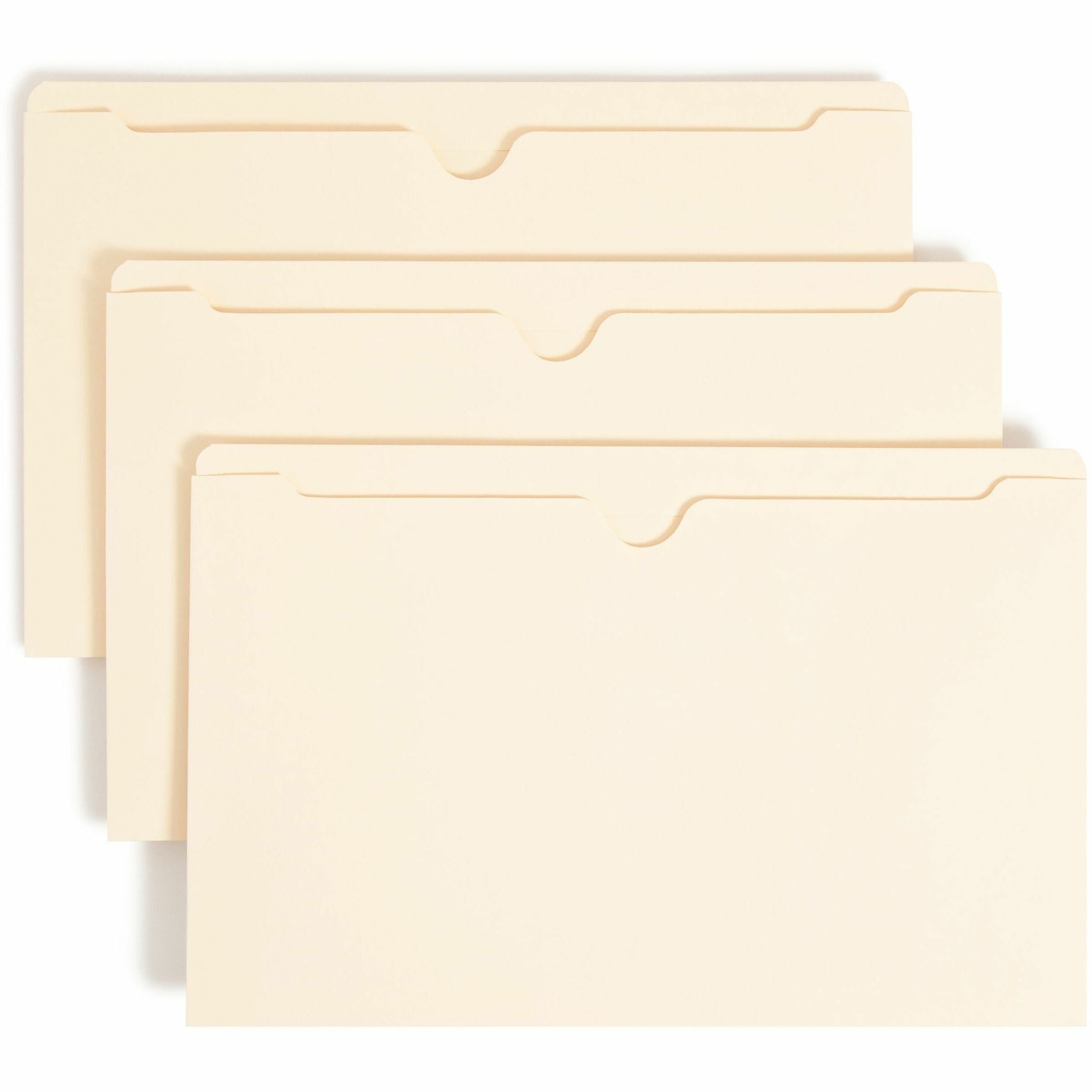 Smead Legal Recycled File Jacket - 8 1/2" x 14" - 11 pt. - 2 Plys - Manila - Reinforced, Slip Resistant - 10% Recycled - 100 / Box