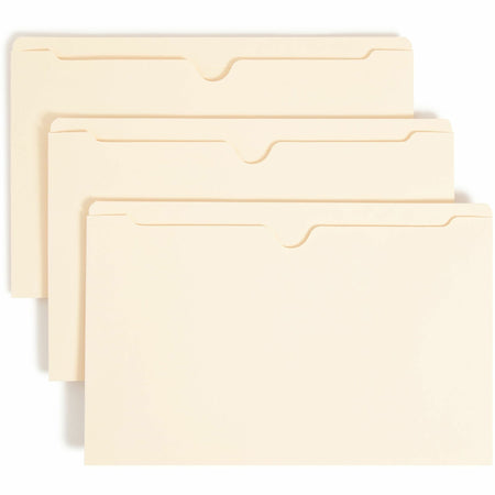 Smead Legal Recycled File Jacket - 8 1/2" x 14" - 11 pt. - 2 Plys - Manila - Reinforced, Slip Resistant - 10% Recycled - 100 / Box