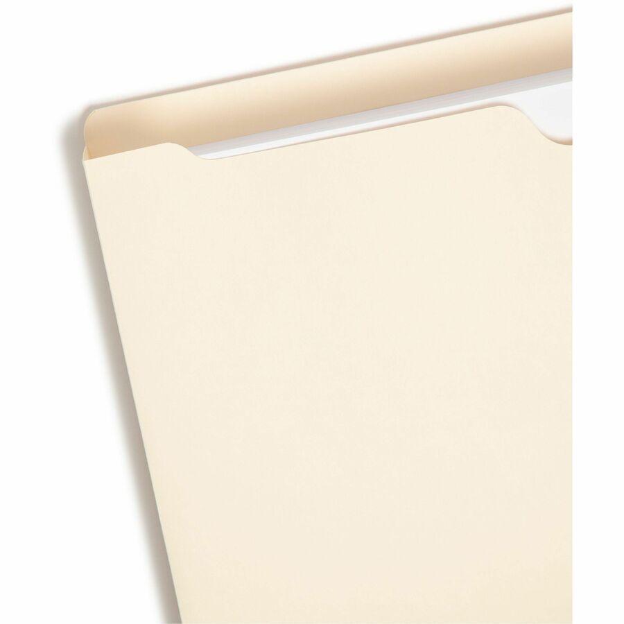 Smead Legal Recycled File Jacket - 8 1/2" x 14" - 1 1/2" Expansion - 11 pt. - 2 Plys - Manila - Reinforced, Slip Resistant - 10% Recycled - 50 / Box