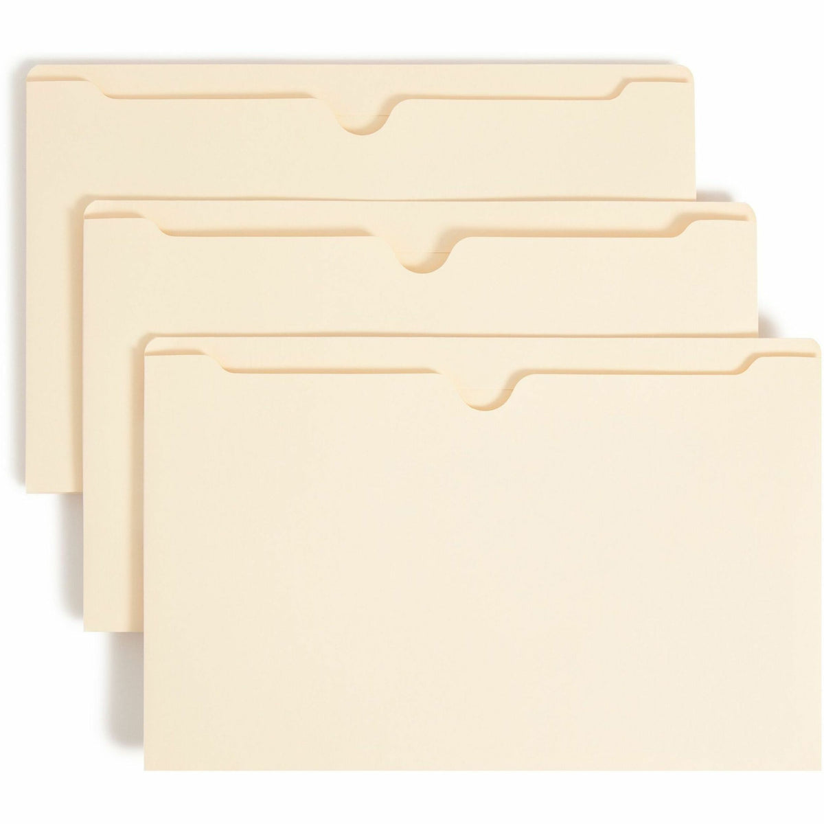 Smead Legal Recycled File Jacket - 8 1/2" x 14" - 2" Expansion - 11 pt. - 2 Plys - Manila - Reinforced, Slip Resistant - 10% Recycled - 50 / Box