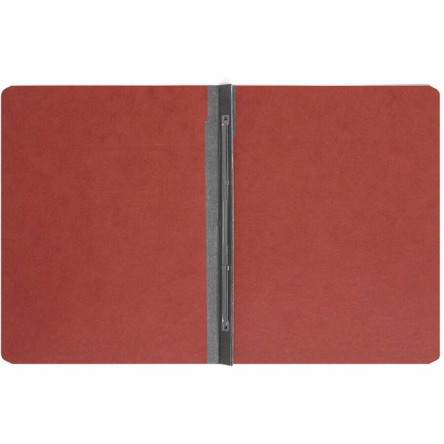 Smead Premium Pressboard Recycled Fastener Folder - 3" Folder Capacity - 8 1/2" x 11" - 3" Expansion - 1 Fastener(s) - 25 pt. - Pressboard - Red - Reinforced Hinge, Heavy Duty, Moisture Resistant, Stain Resistant - 100% Recycled - 1 Each