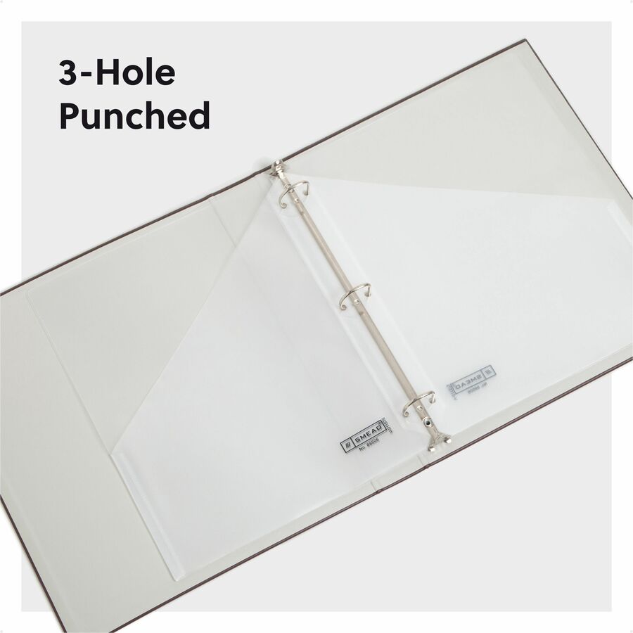 Smead Letter File Jacket - 8 1/2" x 11" - Poly - Clear - 5 / Pack