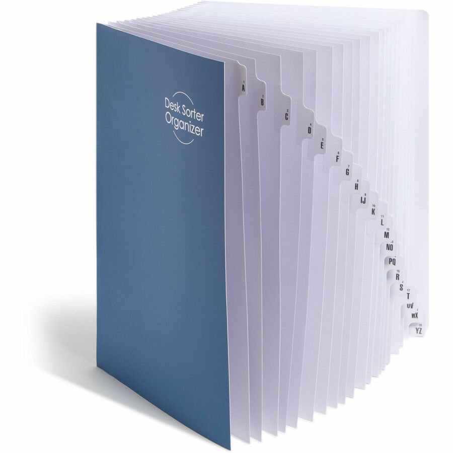Smead Desk File/Sorter - 20 x Divider(s) - Character - A-Z - Legal - 8.50" Width x 14" Length - 30% Recycled - 1 Each