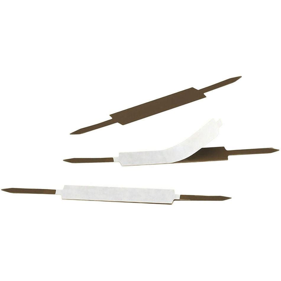 Smead Self-Adhesive Fasteners - 1" Size Capacity - for Folder, Binder - Self-adhesive - Brown - Steel - 100 / Box