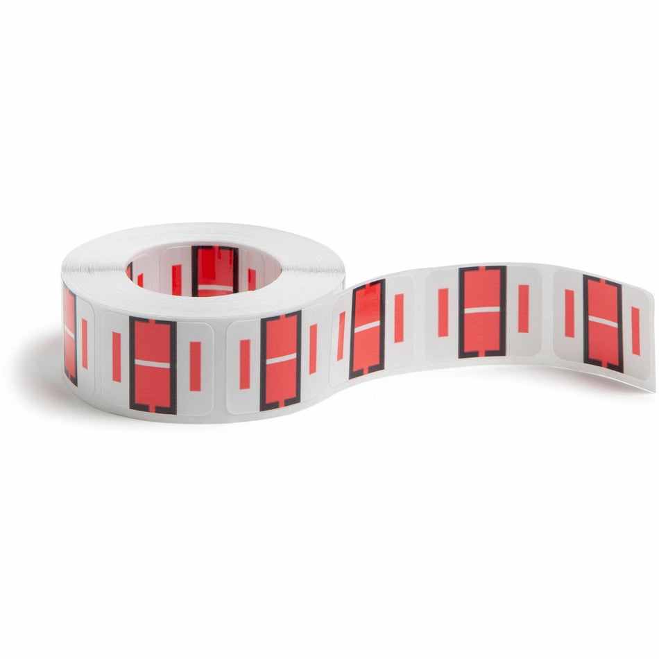 Smead BCCR Bar-Style Color-Coded Labels - I - x 1 1/4" Width x 1" Length - Pink - Laminated - 500 / Roll