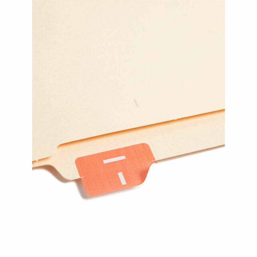 Smead AlphaZ ACCS Color-Coded Labels - I - x 1" Width x 1 5/8" Length - Pink - Laminated - 10 / Sheet - 100 / Pack