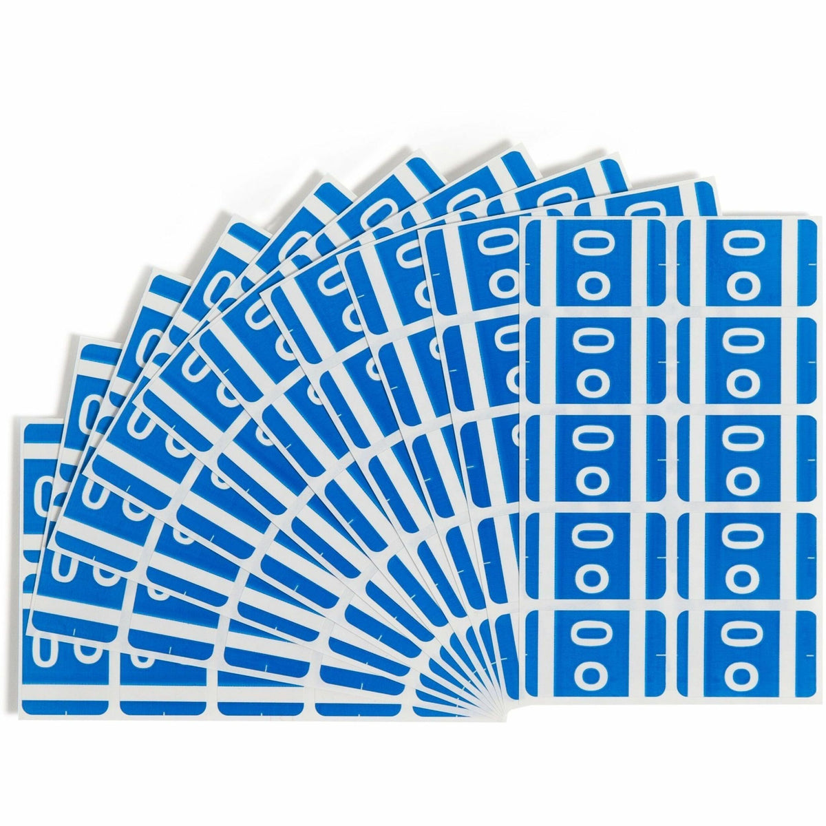 Smead AlphaZ ACCS Color-Coded Labels - O - x 1" Width x 1 5/8" Length - Dark Blue - Laminated - 10 / Sheet - 100 / Pack