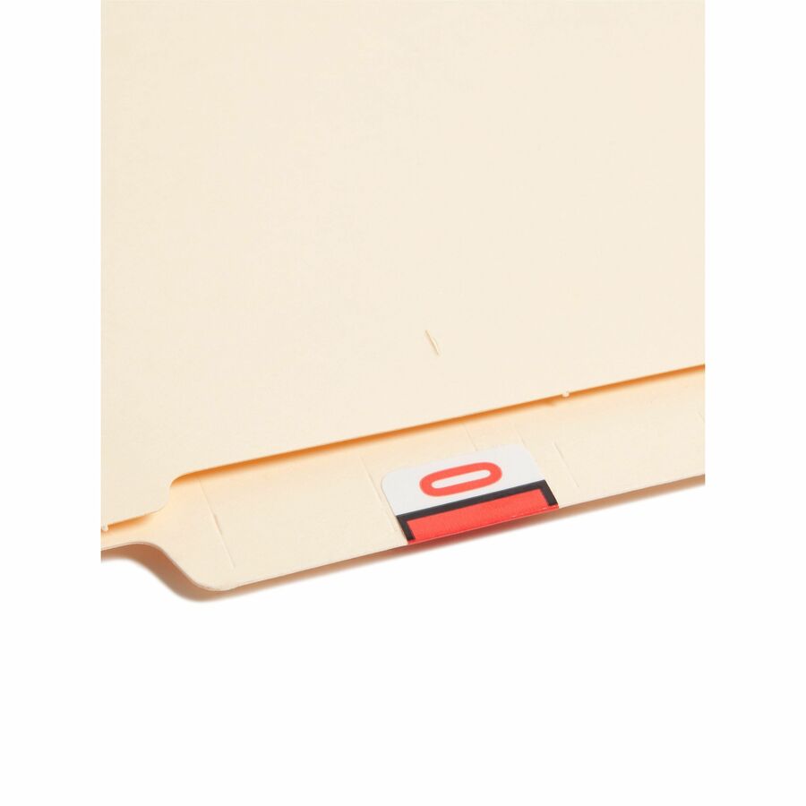 Smead BCCRN Bar-Style Color-Coded Labels - 0 - x 1 1/4" Width x 1" Length - Pink - Laminated - 500 / Roll