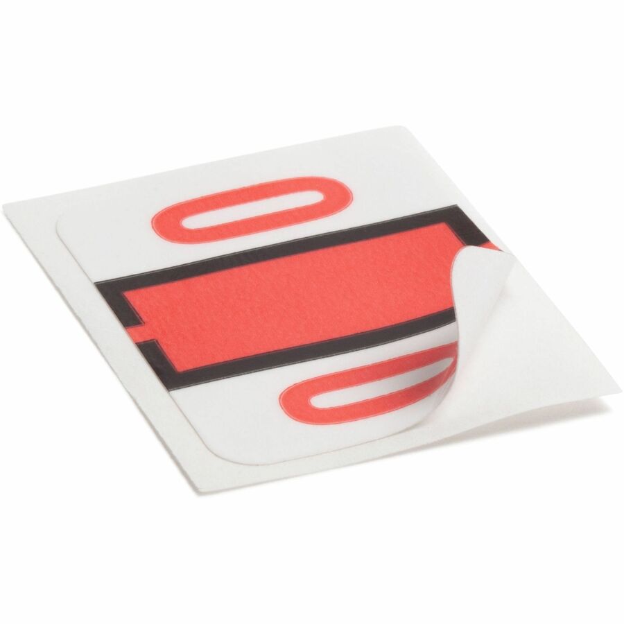 Smead BCCRN Bar-Style Color-Coded Labels - 0-9 - x 1 1/4" Width x 1" Length - Assorted - Laminated - 5000 / Box