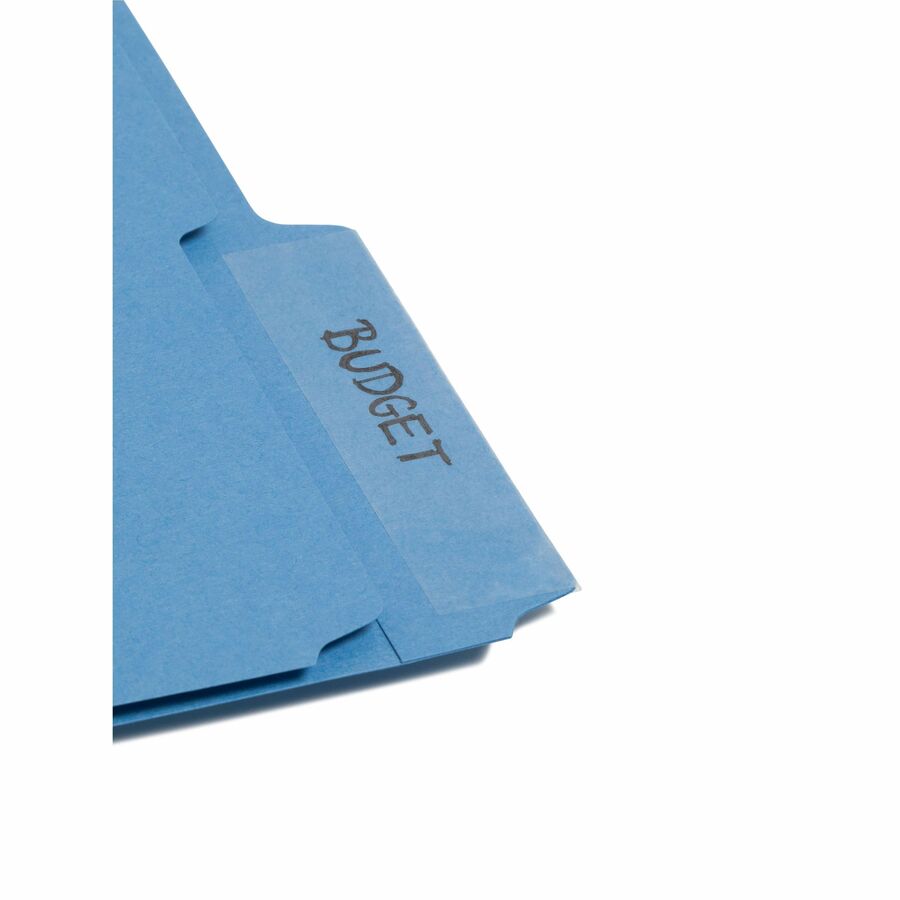 Smead Seal and View Label Protectors - 1.68" Length x 3.50" Width - Rectangle - Self-adhesive - Clear - Polylaminate - 100/Pack