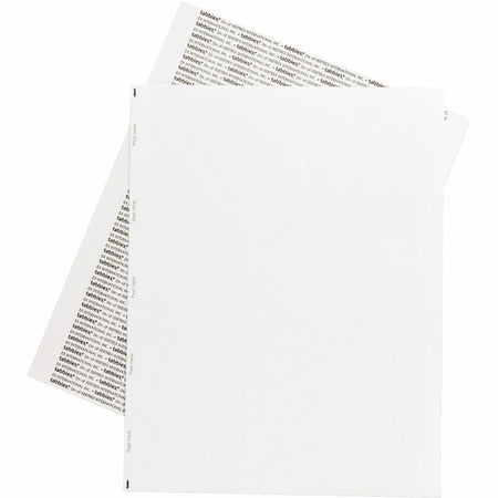 Tabbies Transcription Label Printer Sheets - 8 1/2" Width x 11" Length - Laser - White - Jam-free - 100 / Box