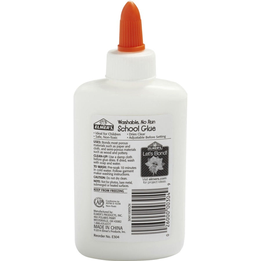 Elmer's Washable School Glue: 4 oz White - 1 Each