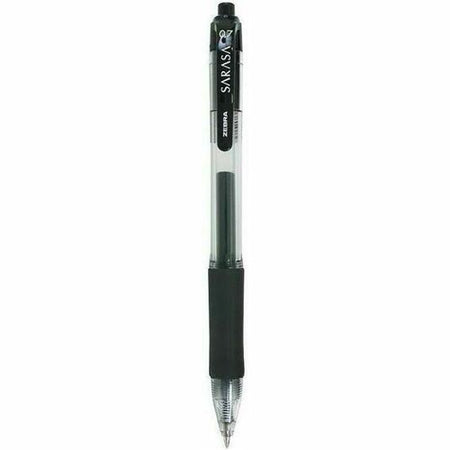 Zebra Sarasa Dry X20 Gel Retractable RDI 1.0mm Black Ink - 1 mm Bold Pen Point - Retractable - Black Ink - Gel-based