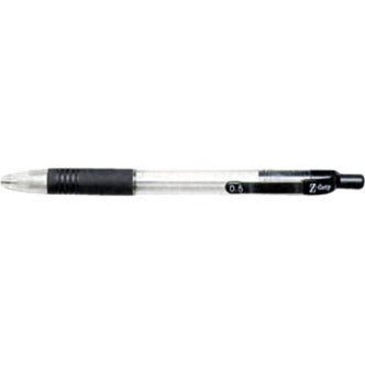 Zebra Z-Grip Mechanical Pencil - 0.5 mm Black Lead - Refillable - Clear Barrel - 1 Dozen