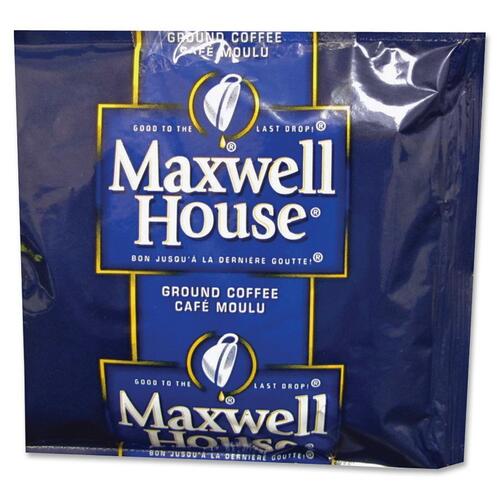 Maxwell House Ground Regular Coffee - Regular - 1.5 oz Per Packet - Ground - 42 / Carton