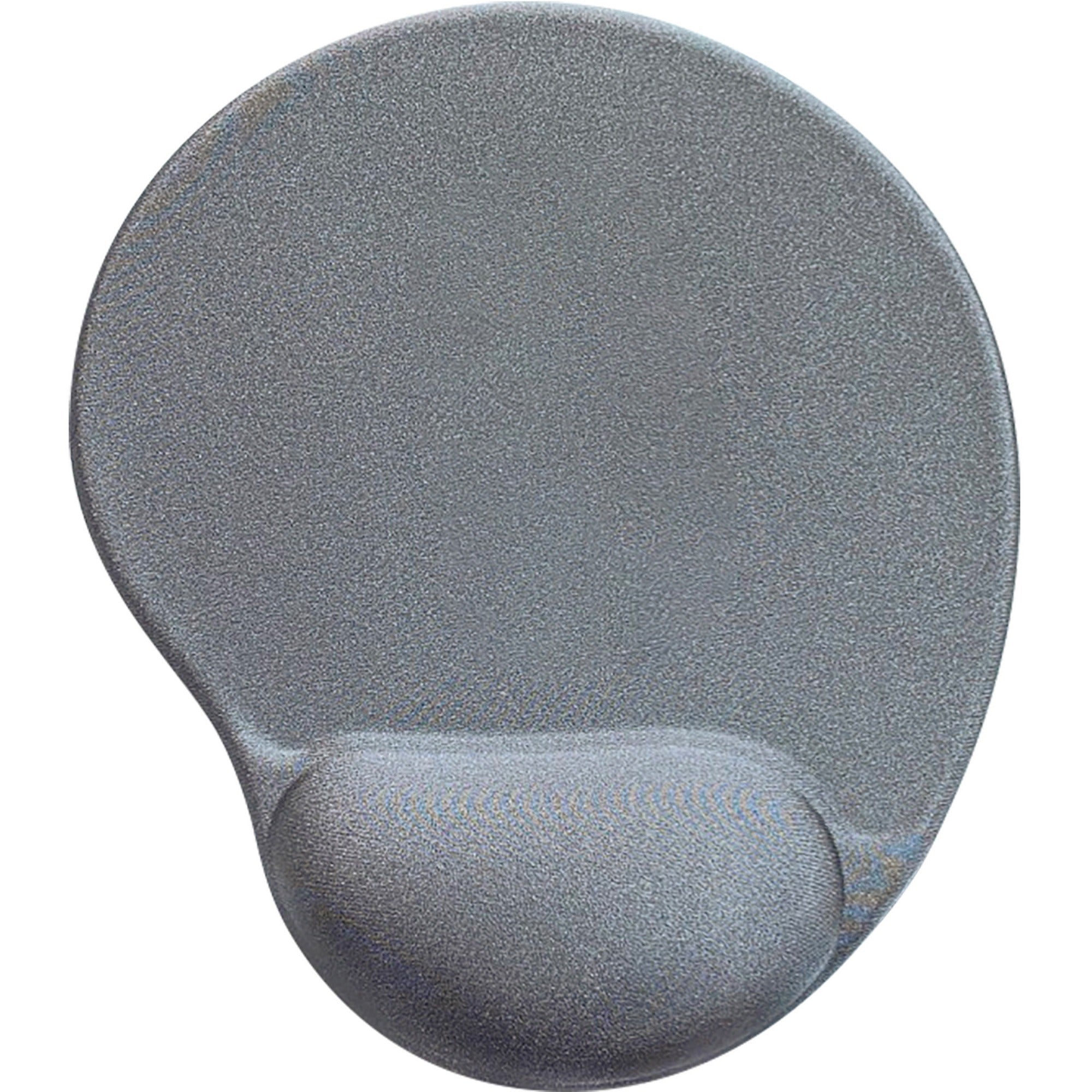 Compucessory Gel Mouse Pads - 9" Height x 10" Width x 1" Depth - Gray - Gel - 1 Each