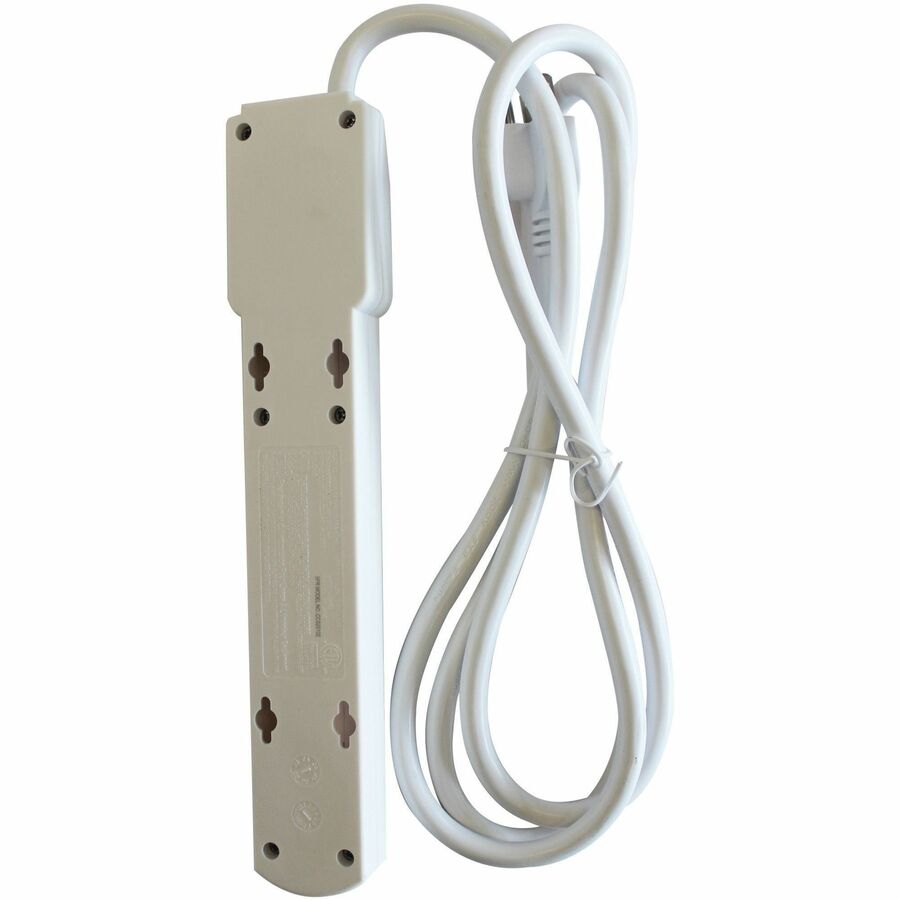 Compucessory 6-Outlet Strip Office Surge Protector - 6 x AC Power - 1080 J - 125 V AC Input - 125 V AC Output - 6 ft