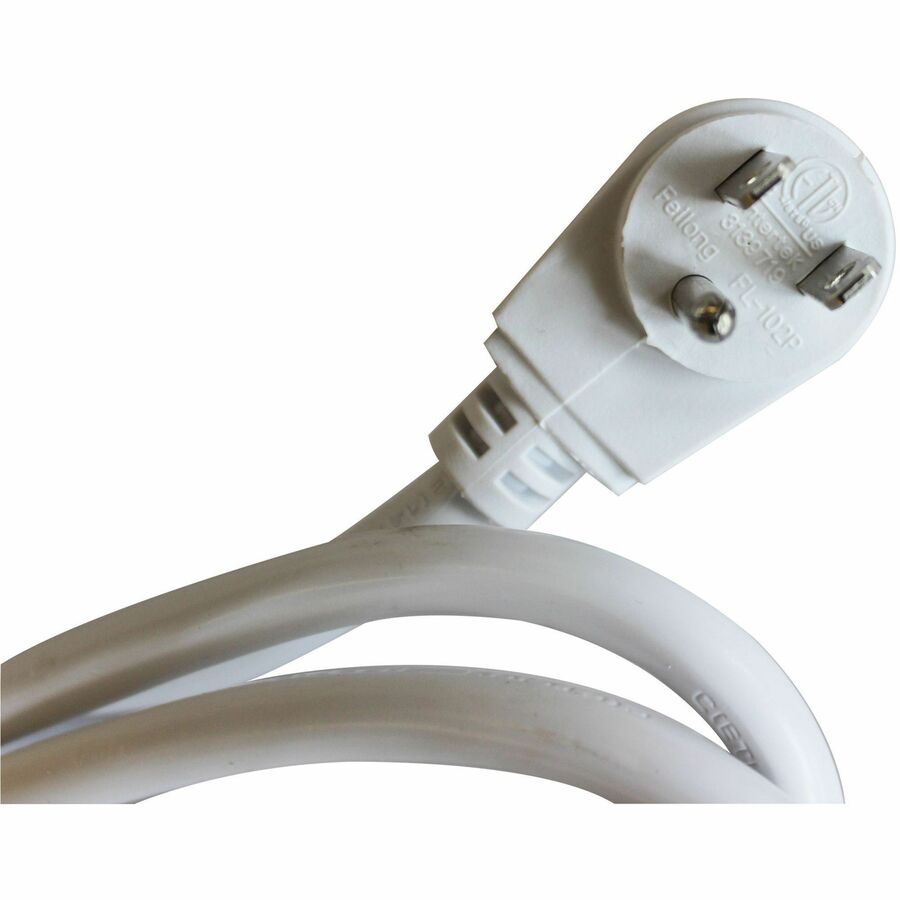 Compucessory 6-Outlet Power Strips - 6 - 6 ft Cord - 104 J Surge Energy - 15 A Current - 125 V AC Voltage - Strip - Putty