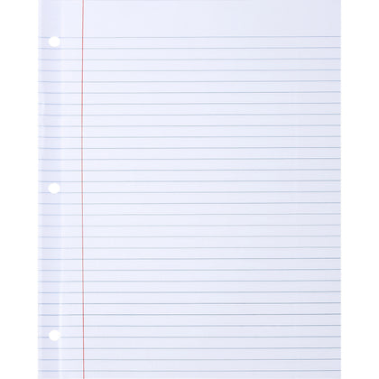 Sparco Ruled Filler Paper: 100 Sheets Wide Red Margin - Paper