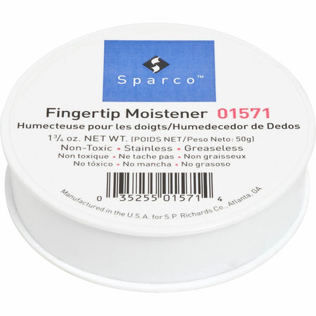 Sparco Fingertip Moistener - Non-slip Greaseless Stainingless - 1.75 oz - Mailroom Equipment & Supplies