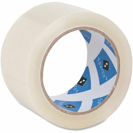 Sparco Premium Heavy-duty Packaging Tape Roll - 55 yd Length x 1.88" Width - 3" Core - Clear - 3 mil - Acrylic Backing - Tear Resistant, Split Resistant, Breakage Resistance - For Packing - 1 Roll
