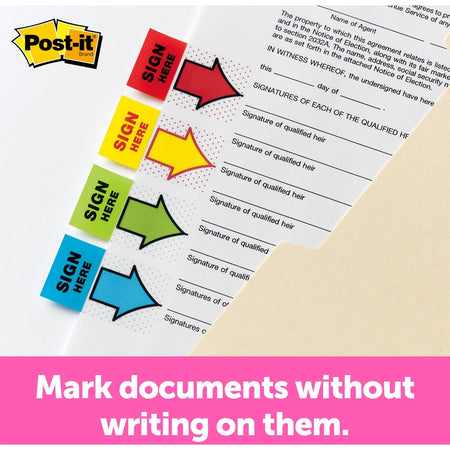 Post-it&reg; Message Flag Value Pack - Alternate-Image3