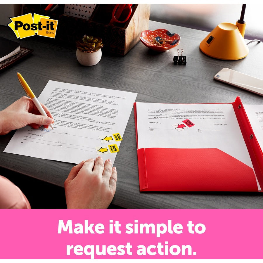 Post-it&reg; Message Flag Value Pack - Alternate-Image2