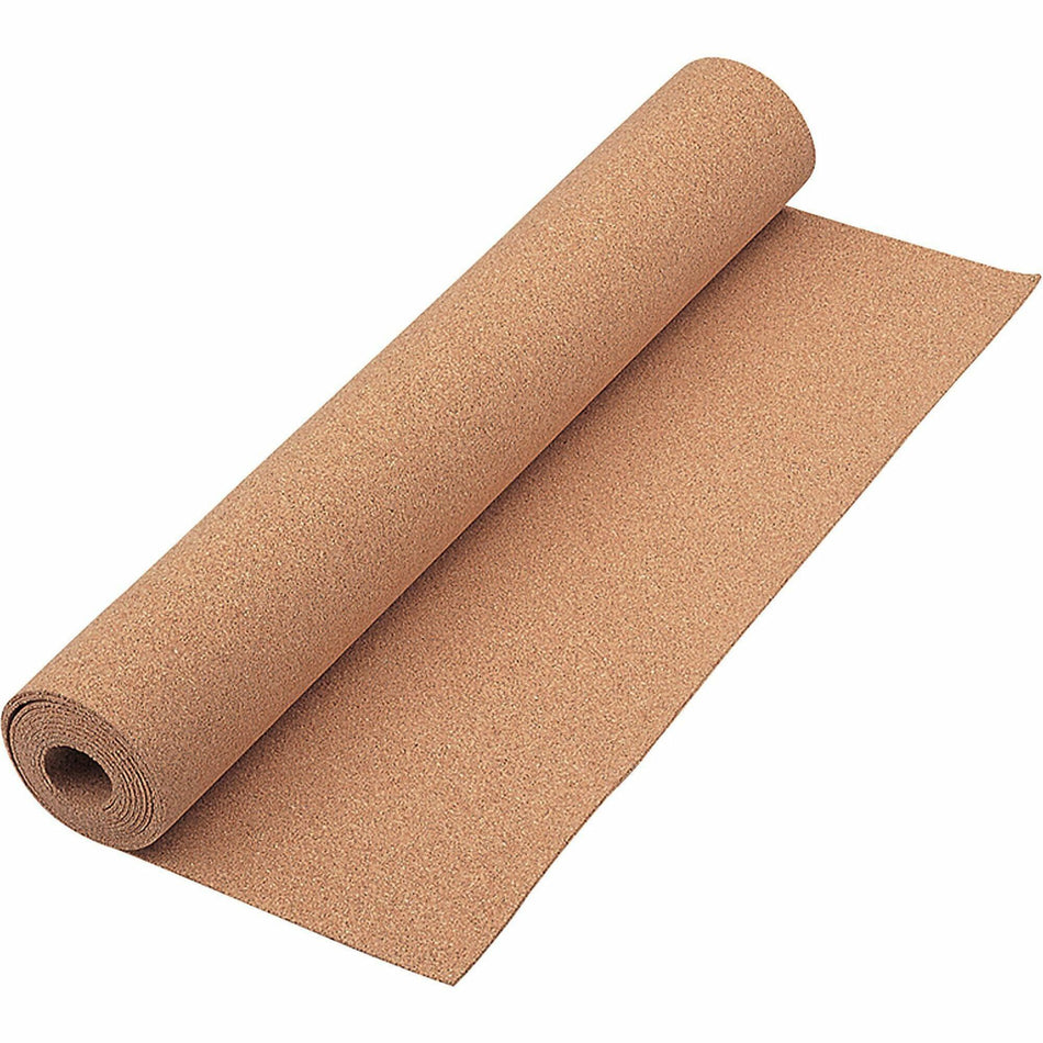 Quartet Natural Cork Roll - 28" Board Height x 24" Board Width - Brown Natural Cork Surface - Durable - 1 Each