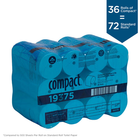 Compact Coreless Recycled Toilet Paper - Alternate-Image1