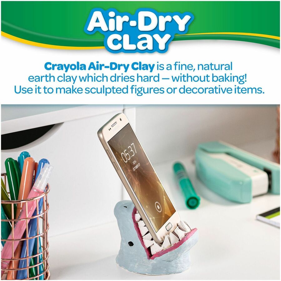 Crayola Air-Dry Clay Value Pack - Clay Craft, Art, Classroom Activities - White - 4 / Box