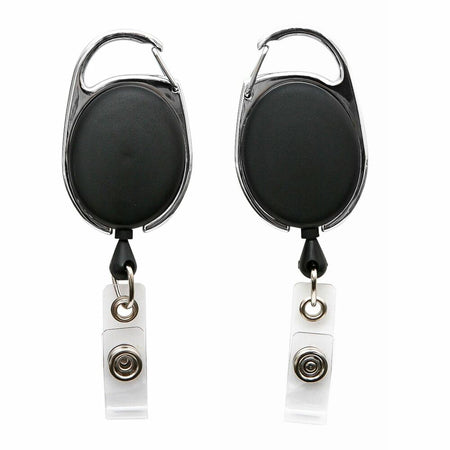 SICURIX Badge Holder - Matte Black, Multicolor - 1 Each