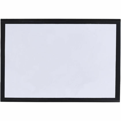 Tatco Label Inserts Magnetic Label Holders - Support 4" x 6" Media - 4.4" Height x 6.4" Width - Vinyl - Black - 10 / Pack