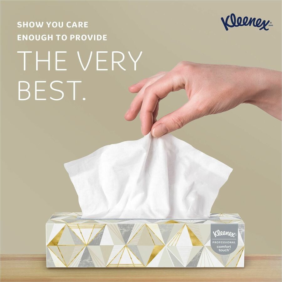 Kleenex Professional Facial Tissue for Business - Flat Box - Alternate-Image2
